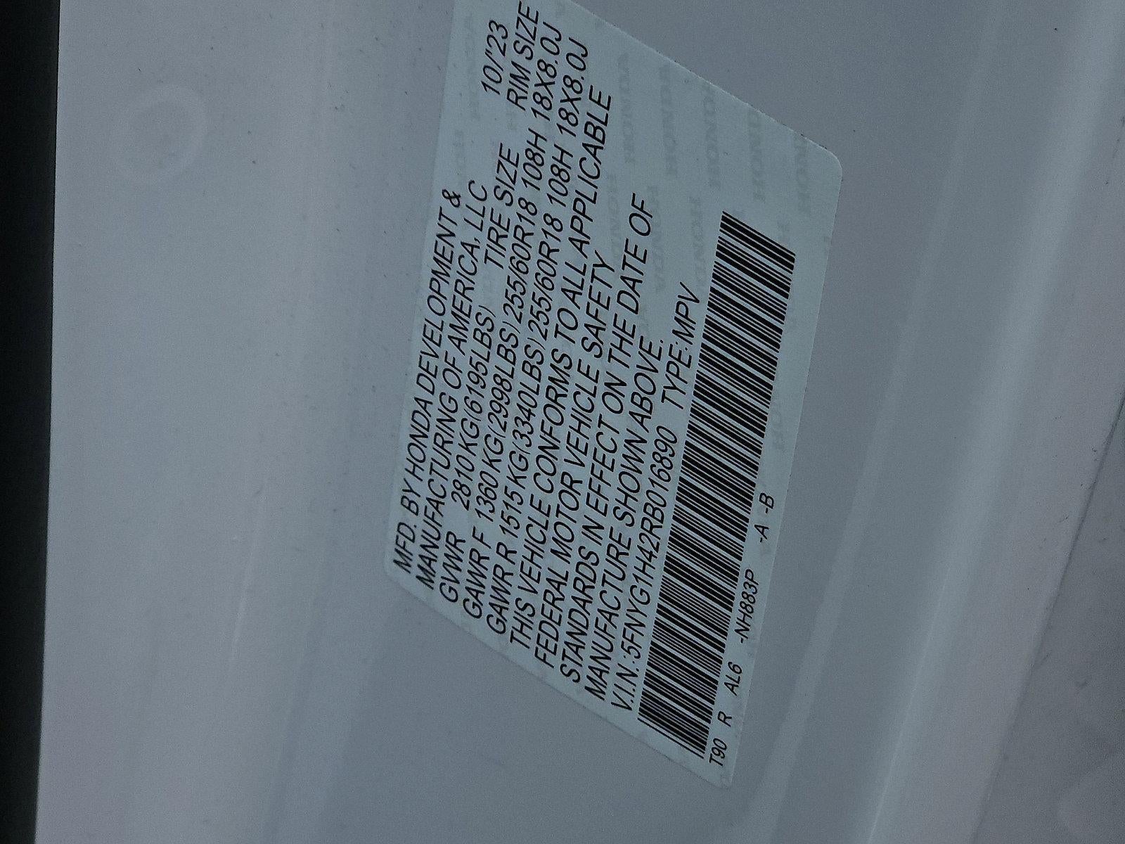 2024 Honda Pilot EX-L 8 Passenger AWD