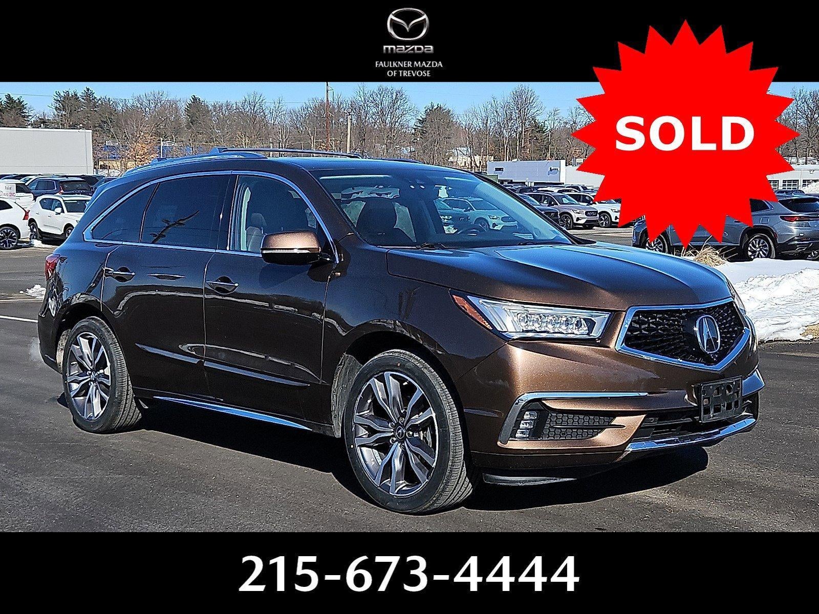 2019 Acura MDX SH-AWD w/Advance/Entertainment Pkg
