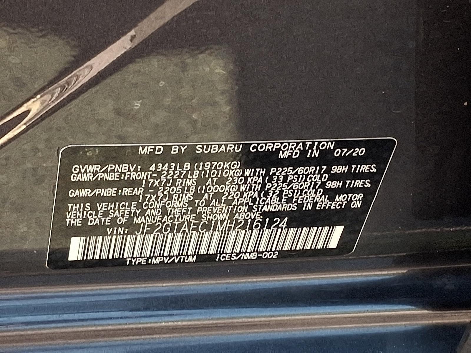 2021 Subaru Crosstrek Premium CVT