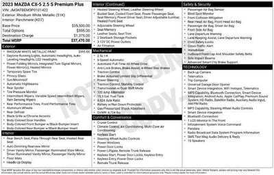 2023 Mazda Mazda CX-5 2.5 S Premium Plus Package AWD