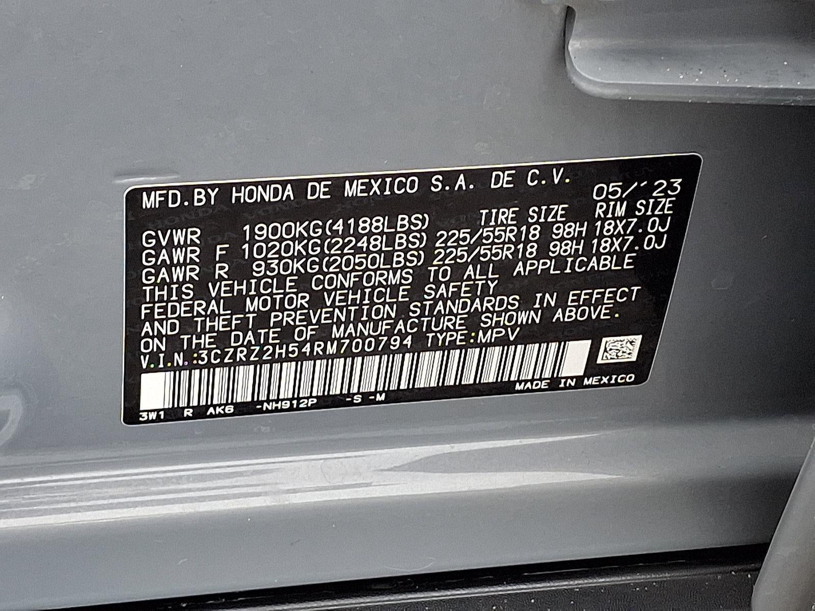 2024 Honda HR-V Sport AWD CVT