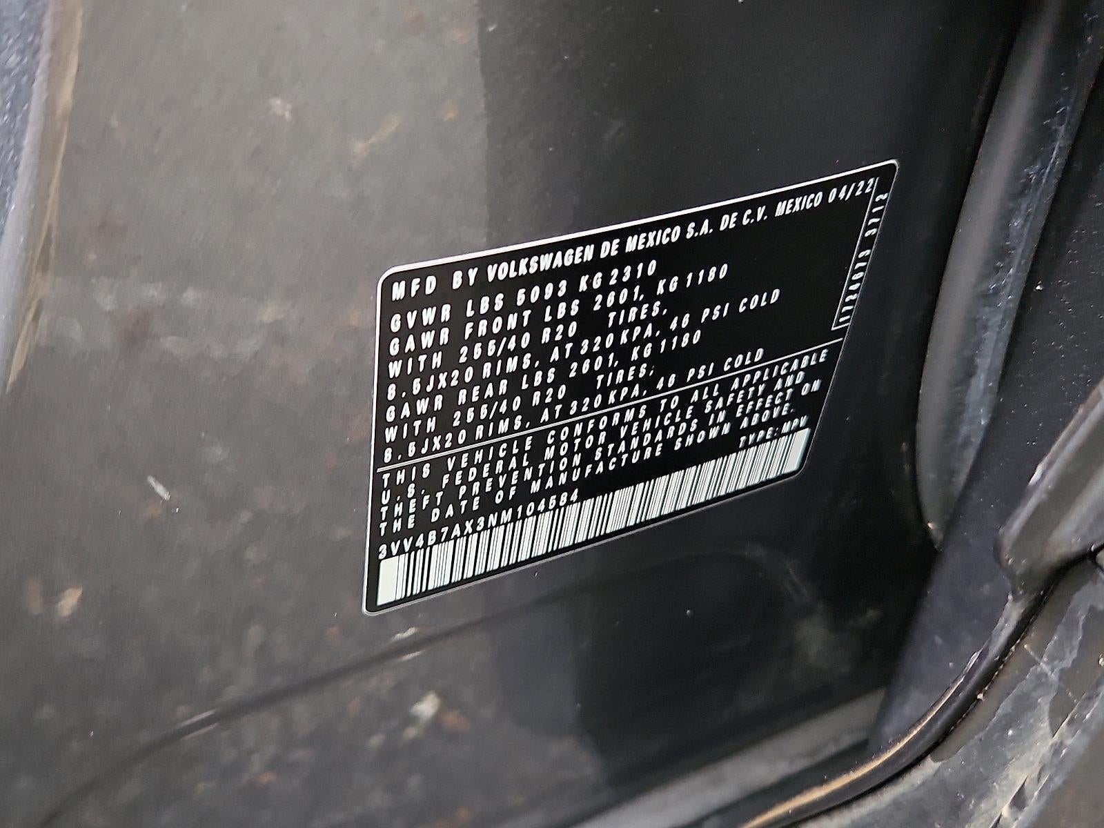 2022 Volkswagen Tiguan 2.0T SEL R-Line 4MOTION