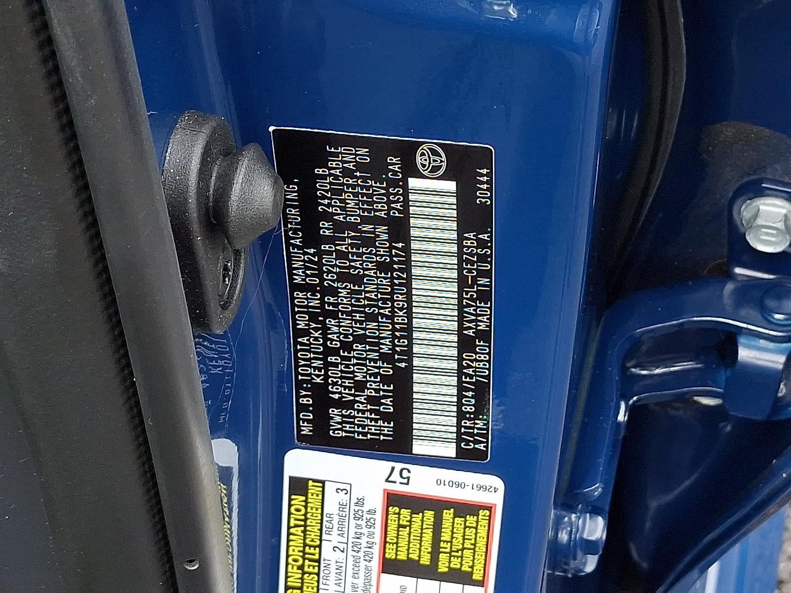 2024 Toyota Camry SE Auto AWD (Natl)