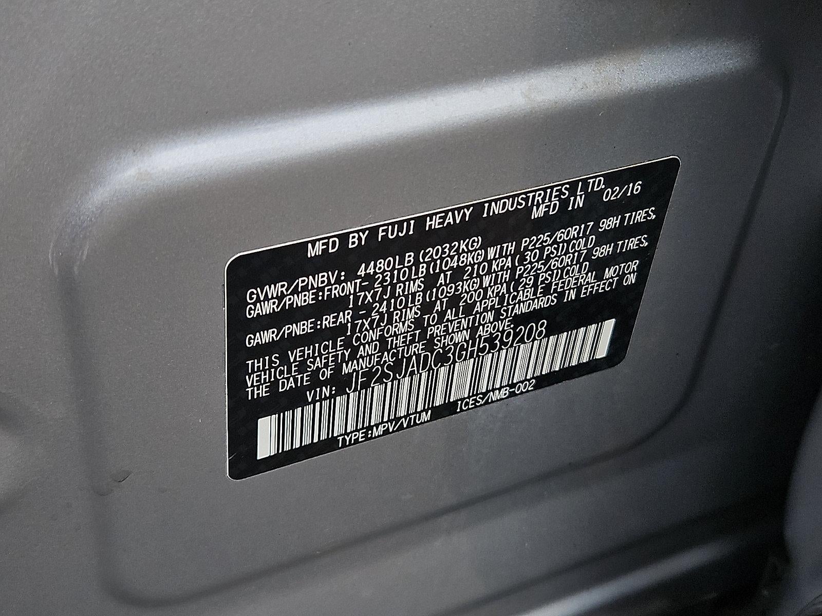 2016 Subaru Forester 2.5i Premium CVT