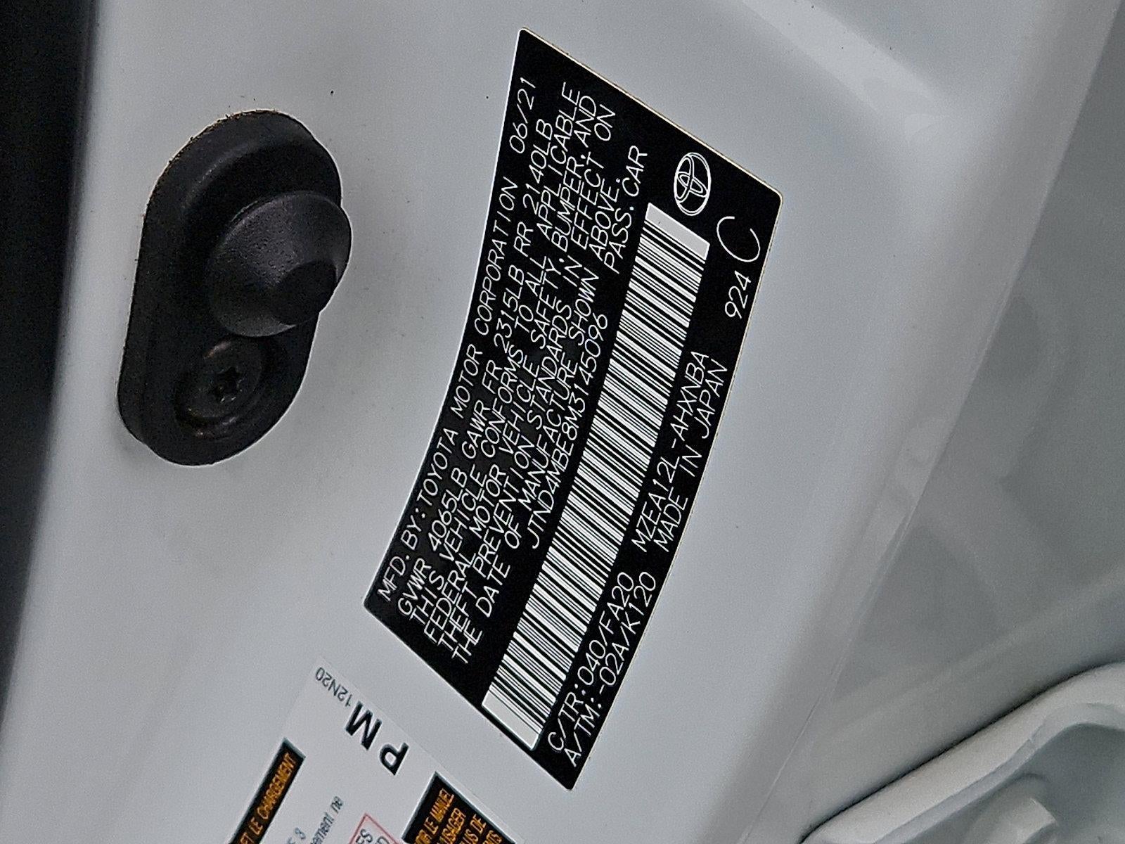 2021 Toyota Corolla Hatchback Nightshade CVT (Natl)