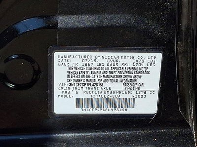 2015 Nissan Versa Note 5dr HB CVT 1.6 SL