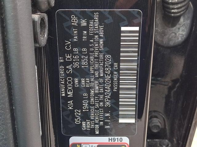 2022 Kia Rio LX IVT