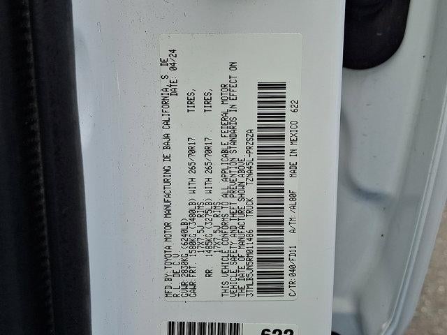 2024 Toyota Tacoma 4WD 4WD TRD Off Road Double Cab 5' Bed AT (Natl)