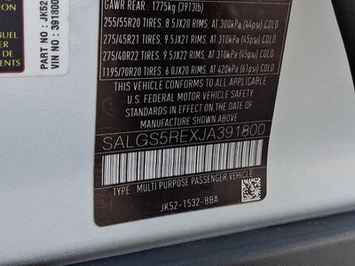 2018 Land Rover Range Rover V8 Supercharged LWB