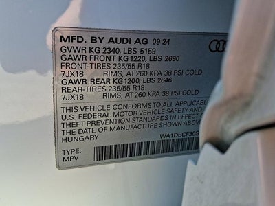 2025 Audi Q3 S line Premium 45 TFSI quattro