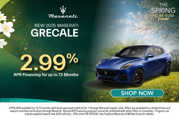 New 2025 Maserati Grecale APR Offer