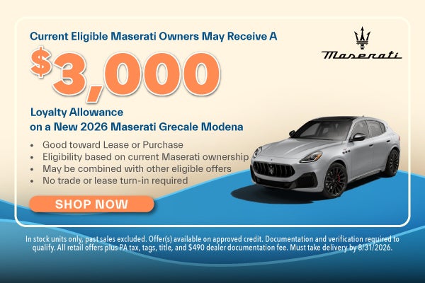 $3,000 Loyalty Allowance