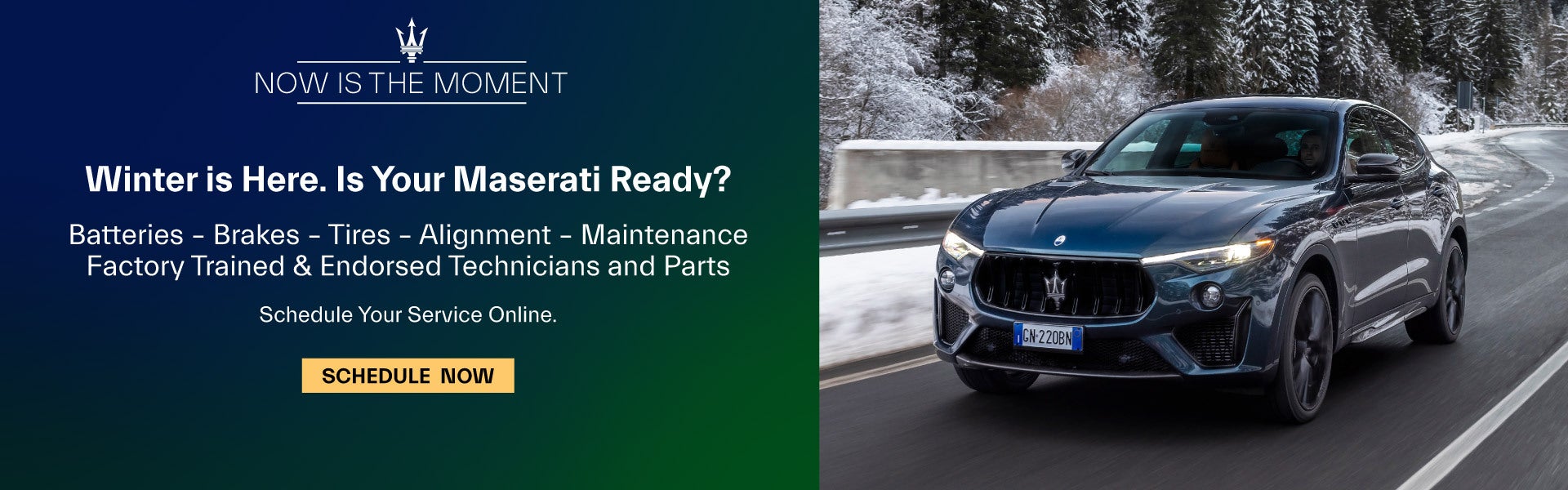 Winter is Here. Is Your Maserati Ready?
