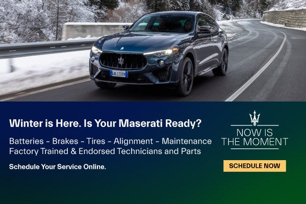 Winter is Here. Is Your Maserati Ready?