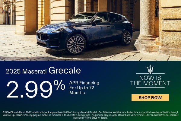 New 2025 Maserati Grecale APR Offer