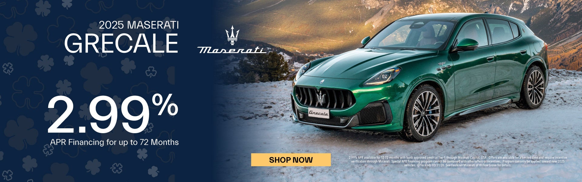 New 2025 Maserati Grecale APR Offer