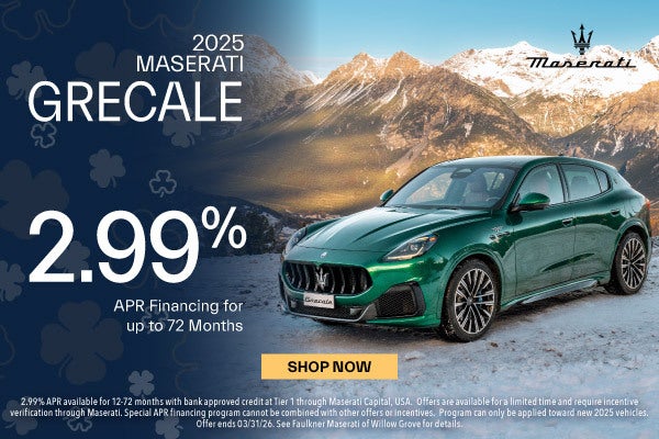 New 2025 Maserati Grecale APR Offer