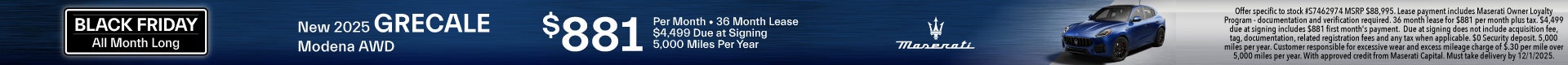 New 2025 Grecale Modena AWD