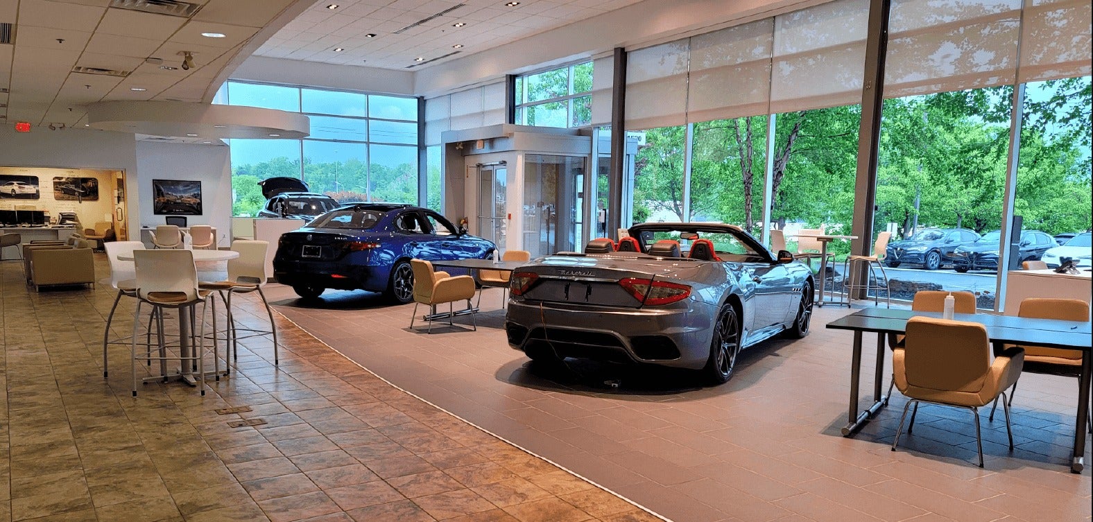 Faulkner Maserati Willow Grove Interior Showroom